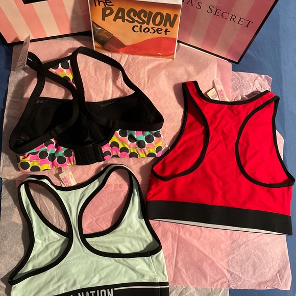 Victoria’s Secret & PINK Y2K style Bra Bundle ( sizes 32B & SMALL’S ) - Picture 2 of 9